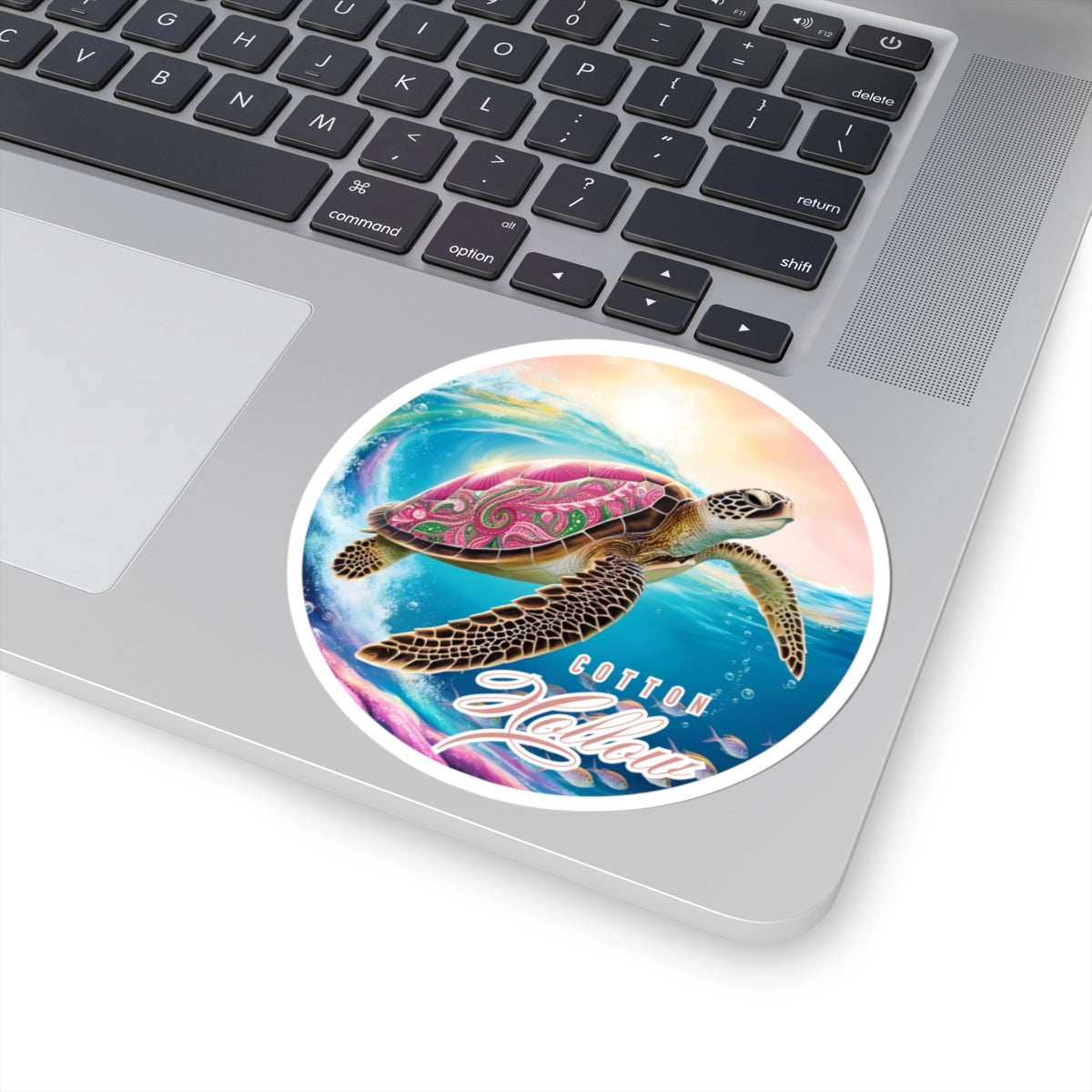 Sea Turtle Kiss-Cut Vinyl Sticker