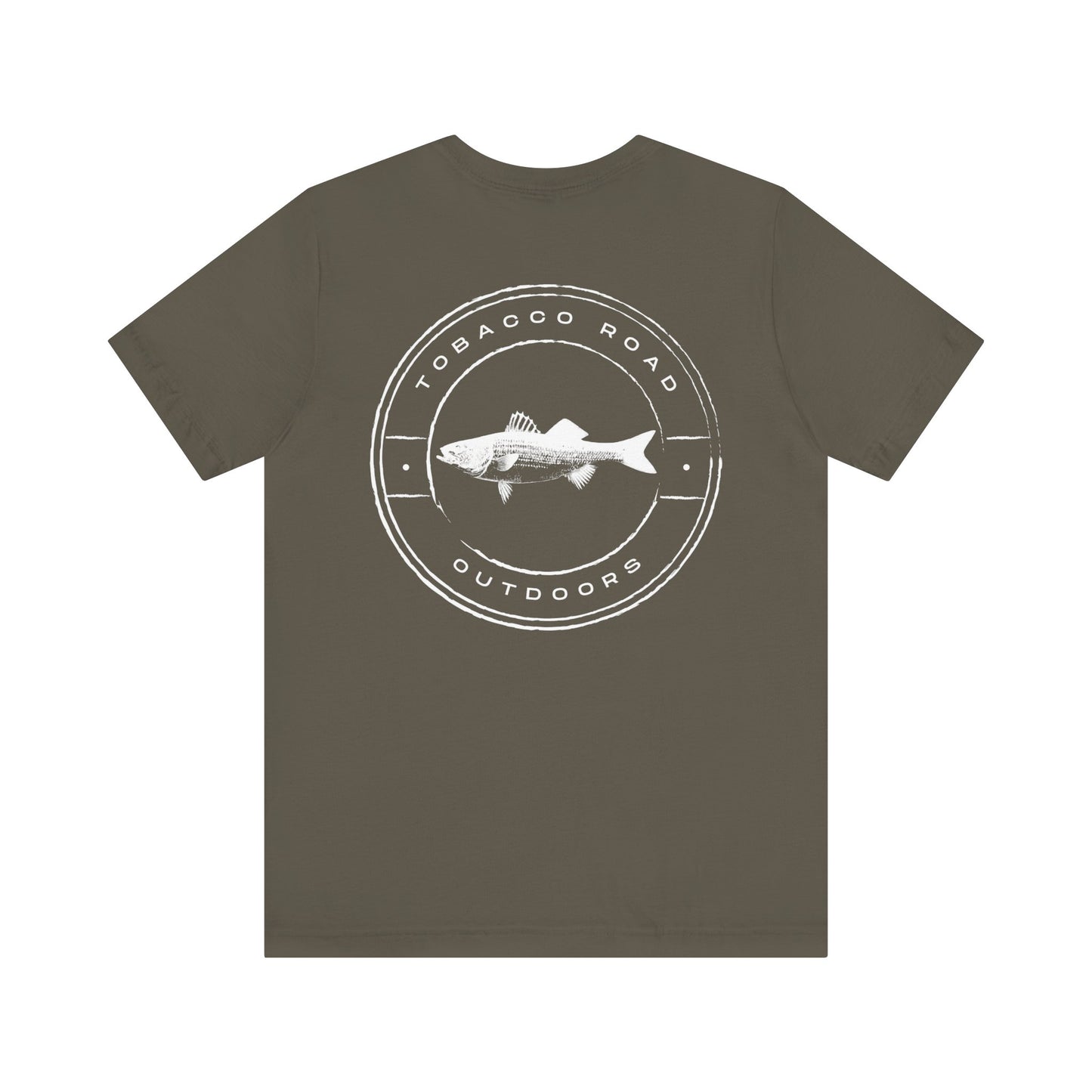 Striped Bass Tee - White Logo